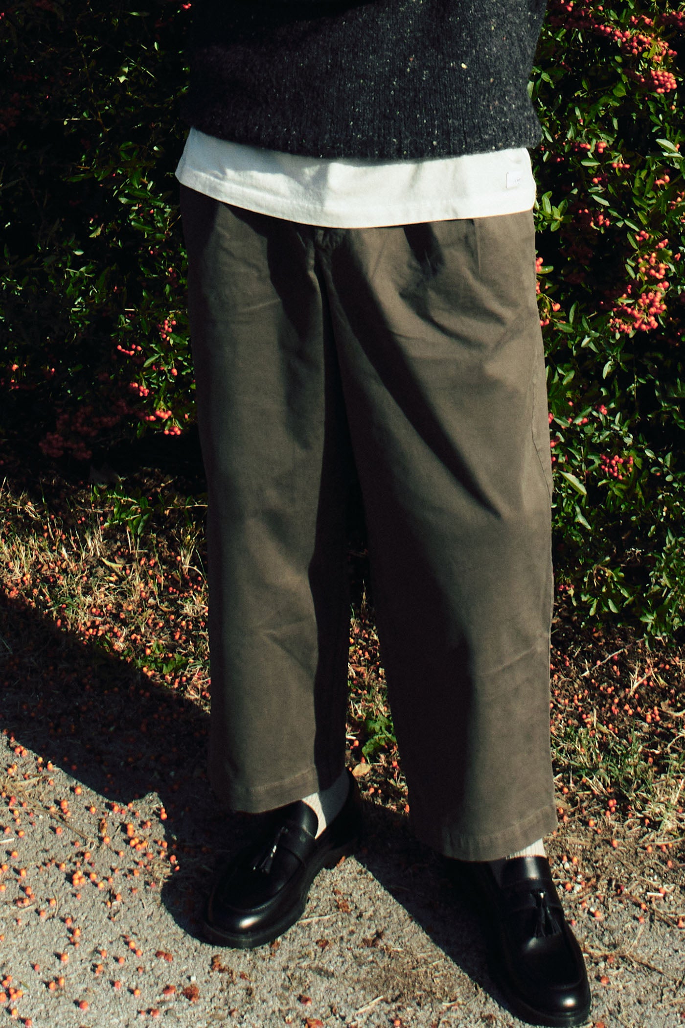 PERRY Peached Satin Trousers