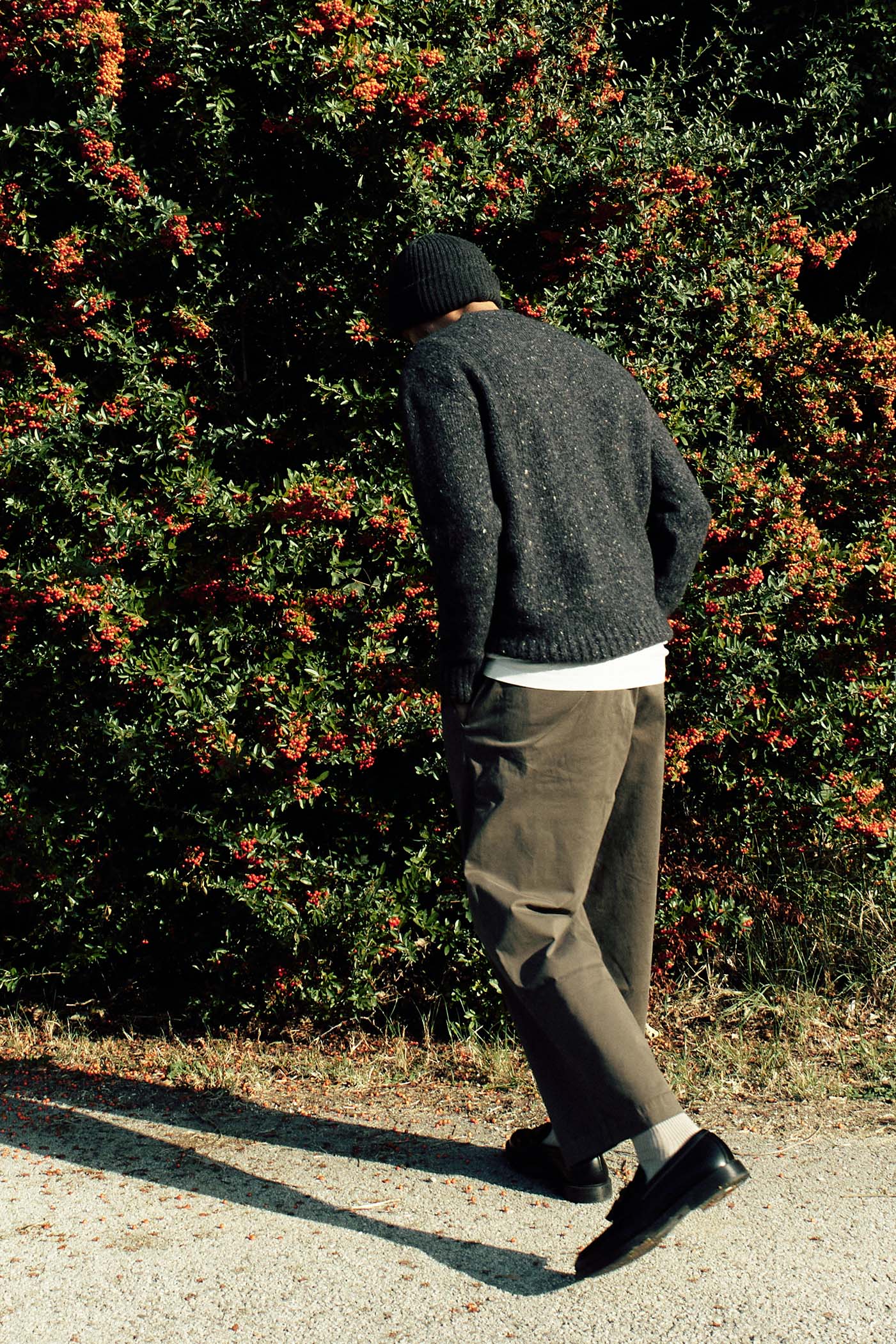 PERRY Peached Satin Trousers