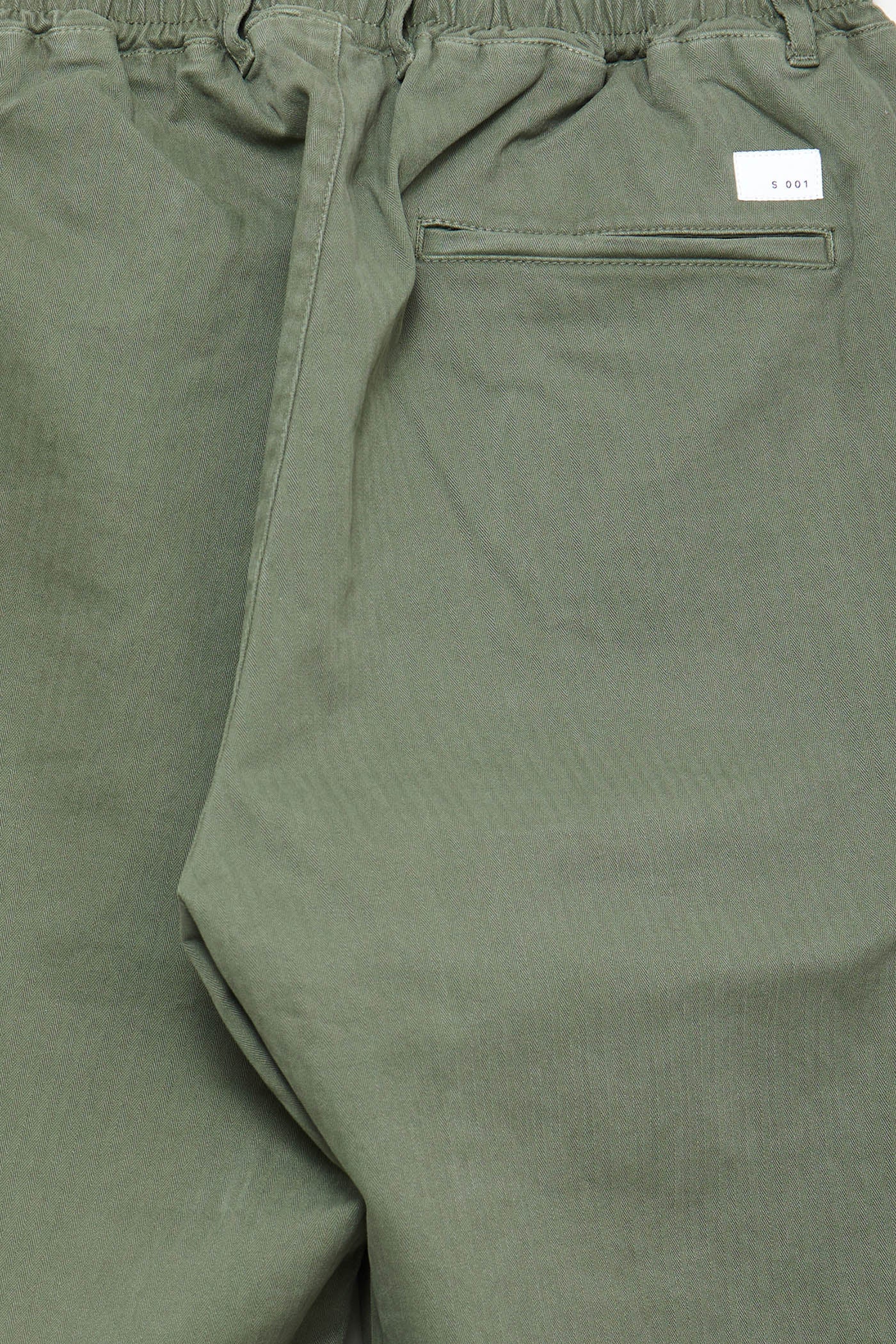 PAZ Belted Herringbone Trousers