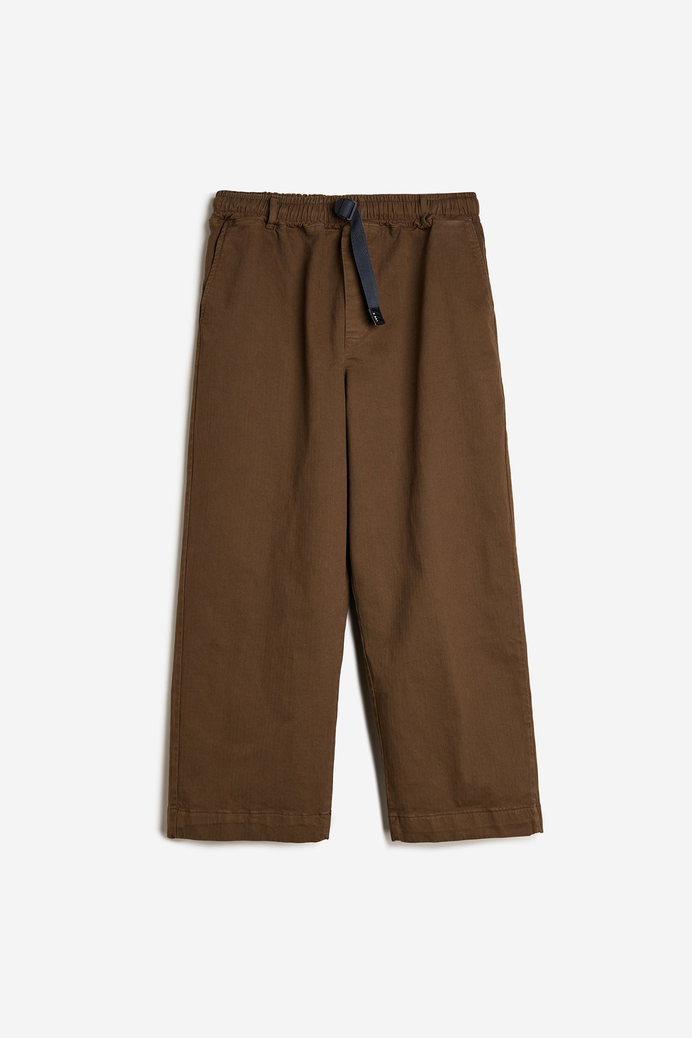 PERSEO Belted Herringbone Trousers